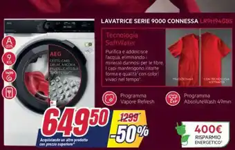 Trony AEG LAVATRICE SERIE 9000 CONNESSA LR9H94GBS offerta