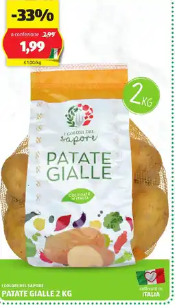 ALDI I colori del sapore patate gialle offerta