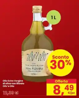 Interspar Olio Extra Vergine di oliva non filtrato Oliv'e Olio offerta