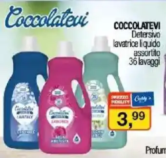 Caddy's COCCOLATEVI Detersivo lavatrice liquido assortito offerta