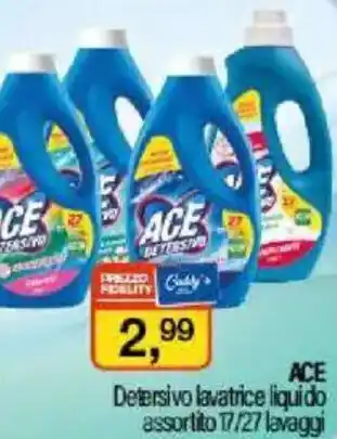 Caddy's ACE Detersivo lavatrice liquido assortito offerta