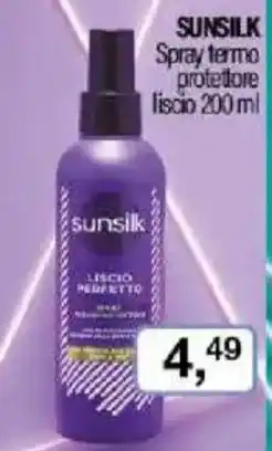 Caddy's SUNSILK Spray termo protetore liscio offerta