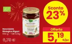 Interspar Nocciolata Biologica Rigoni offerta