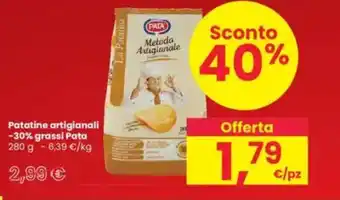 Interspar Patatine artigianali -30% grassi Pata offerta