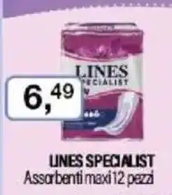 Caddy's LINES SPECIALIST Assorbenti maxi 12 pezzi offerta