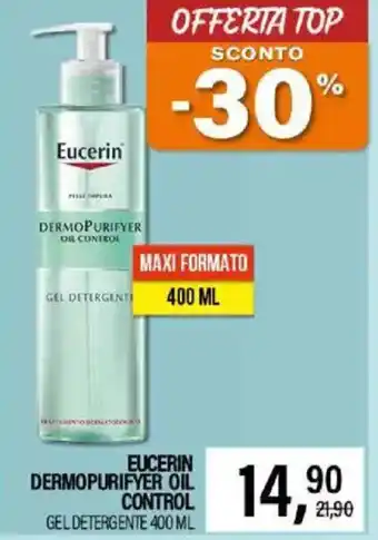 Caddy's Eucerin dermopurifyer oil control gel detergente offerta