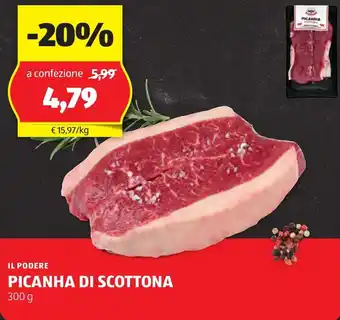 ALDI Il podere picanha di scottona offerta