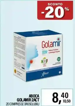 Caddy's Aboca golamir 2act 20 compresse orosolubili offerta