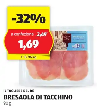 ALDI Il tagliere del re bresaola di tacchino offerta