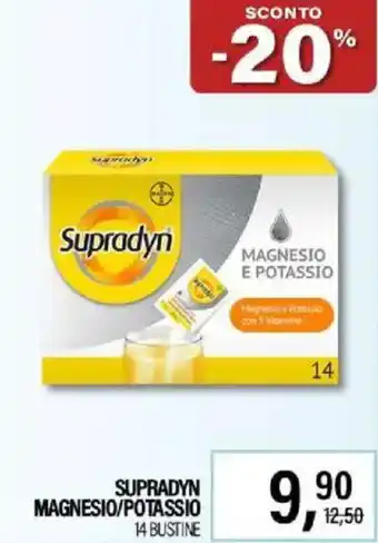 Caddy's Supradyn magnesio/potassio 14 bustine offerta