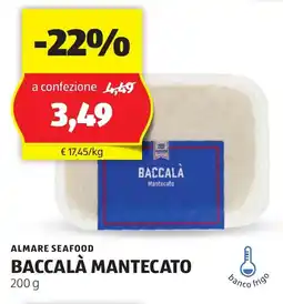 ALDI Almare seafood baccalà mantecato offerta