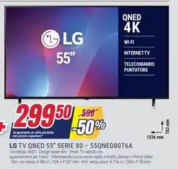 Trony LG TV QNED 55" SERIE 80 – 55QNED80T6A offerta