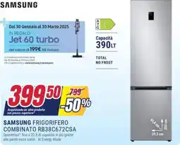 Trony SAMSUNG FRIGORIFERO COMBINATO RB38C672CSA offerta