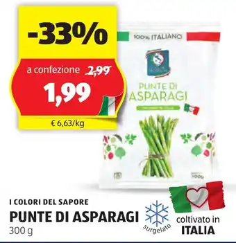 ALDI I colori del sapore punte di asparagi offerta