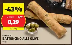 ALDI Pan del dì bastoncino alle olive offerta