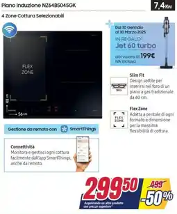 Trony SAMSUNG Piano Induzione NZ64B5045GK offerta