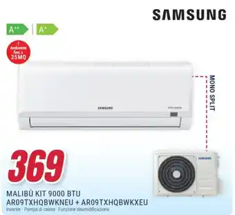 Trony SAMSUNG MALIBU KIT 9000 AR09TXHQBWKNEU + AR09TXHQBWKXEU offerta