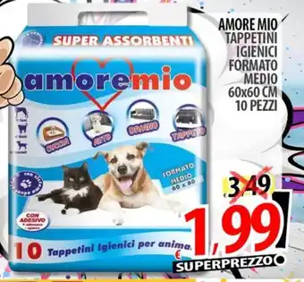 Il Genio Supermercato Amore mio tappetini igienici formato medio offerta