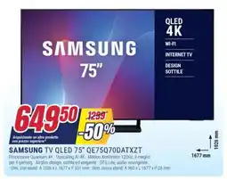 Trony SAMSUNG TV QLED 75" QE75Q70DATXZT offerta