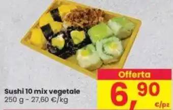 Interspar Sushi 10 mix vegetale offerta