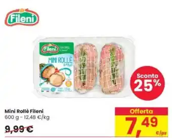 Interspar Mini Rollè Fileni offerta