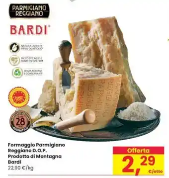 Interspar Formaggio Parmigiano Reggiano D.O.P. Prodotto di Montagna Bardi offerta