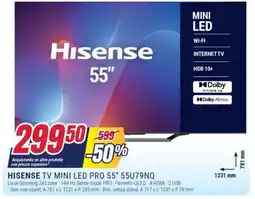 Trony HISENSE TV MINI LED PRO 55" 55U79NQ offerta