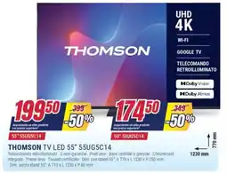 Trony THOMSON TV LED 55″ 55UG5C14 offerta