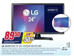 Trony LG MONITOR TV 24" 24TQ510S-PZ/WZ offerta