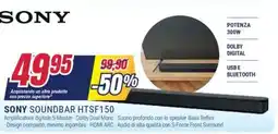 Trony SONY SOUNDBAR HTSF150 offerta