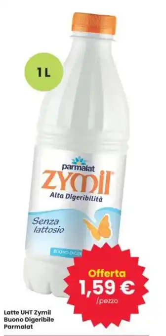 Interspar Latte UHT Zymil Buono Digeribile Parmalat offerta