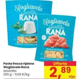 Interspar Pasta fresca ripiena Sfogliavelo Rana offerta