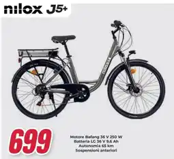 Trony nilox J5+ Motore Bafang 36 V 250 W offerta