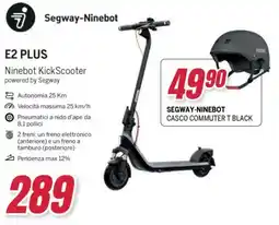 Trony 7 Segway-Ninebot E2 PLUS Ninebot KickScooter offerta