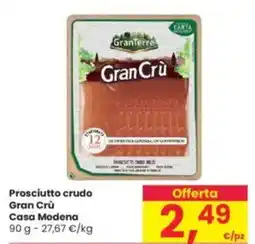 Interspar Prosciutto crudo Gran Crù Casa Modena offerta