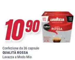 Trony Lavazza confezione da 36 capsule qualità rossa lavazza a modo mio offerta