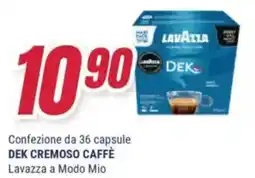 Trony Confezione da 36 capsule dek cremoso caffè lavazza a modo mio offerta