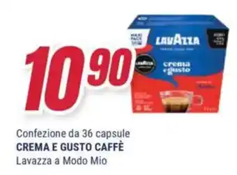 Trony Confezione da 36 capsule crema e gusto caffè offerta