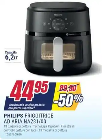 Trony PHILIPS Friggitrice ad aria na231/00 offerta