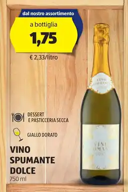 ALDI Vino spumante dolce offerta