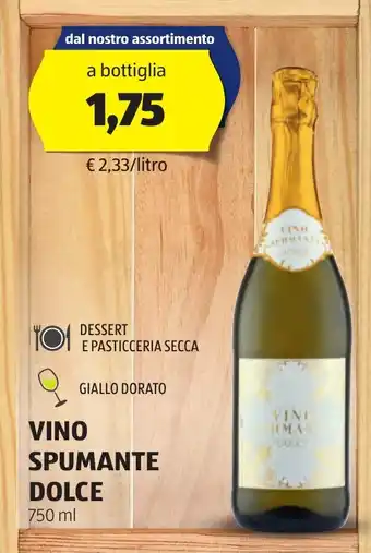 ALDI Vino spumante dolce offerta