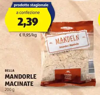 ALDI Bella mandorle macinate offerta