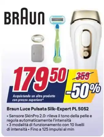 Trony Braun Luce Pulsata Silk-Expert PL 5052 offerta