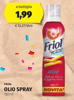 ALDI Friol olio spray offerta