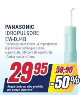 Trony PANASONIC IDROPULSORE EW-DJ4B offerta