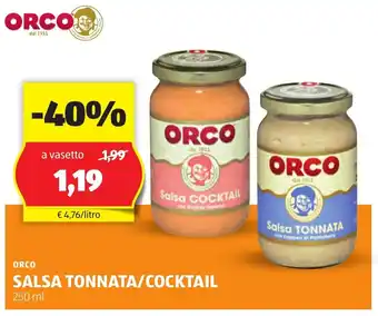 ALDI Orco salsa tonnata/cocktail offerta