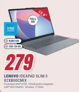 Trony LENOVO IDEAPAD SLIM 3 82XB00CMIX offerta