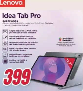 Trony Lenovo Idea Tab Pro ZAE40020SE offerta