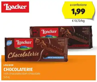 ALDI Loacker chocolaterie offerta