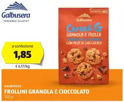 ALDI Galbusera frollini granola e cioccolato offerta